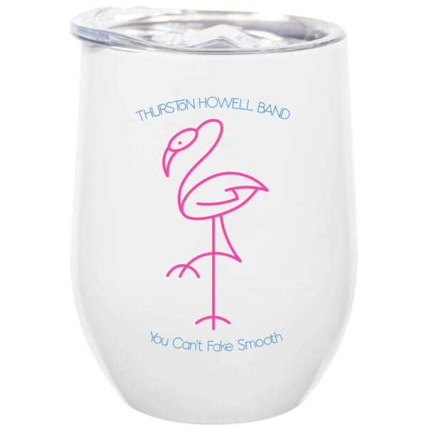 Thurston Howell Yacht Rock Band Flamingo Wine Tumbler