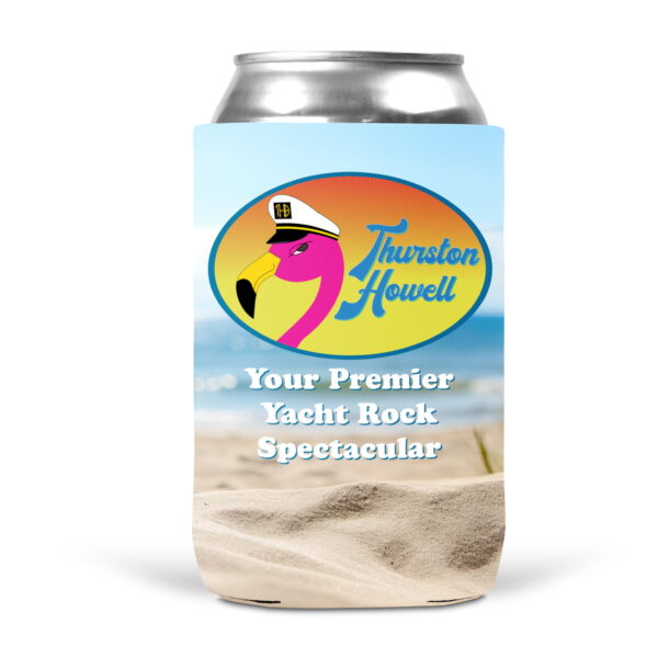 Thurston Howell Yacht Rock Band Beach Logo Koozie