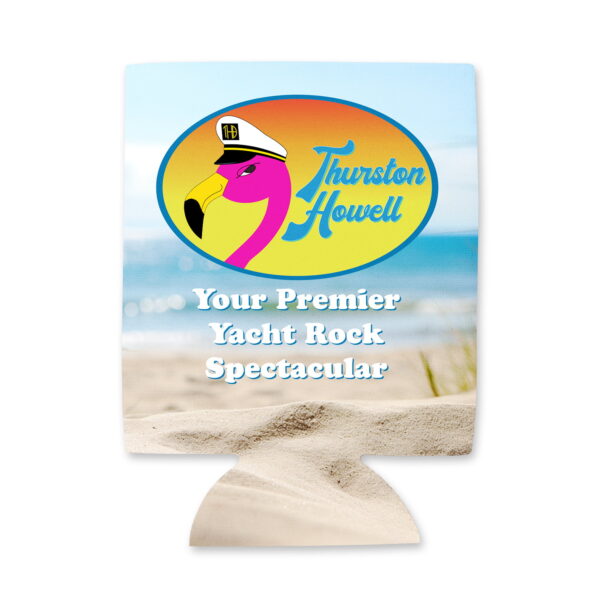 Thurston Howell Yacht Rock Band Beach Logo Koozie