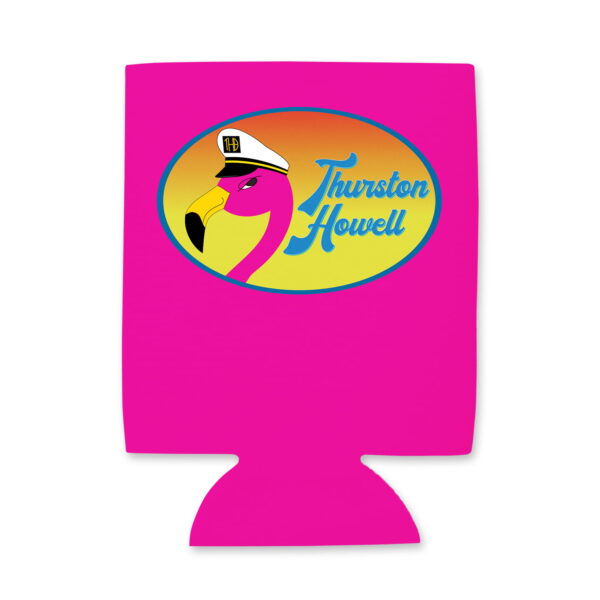 Thurston Howell Yacht Rock Band Pink Logo Koozie