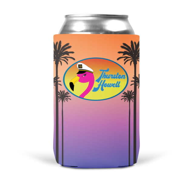 Thurston Howell Yacht Rock Band Sunset Logo Koozie