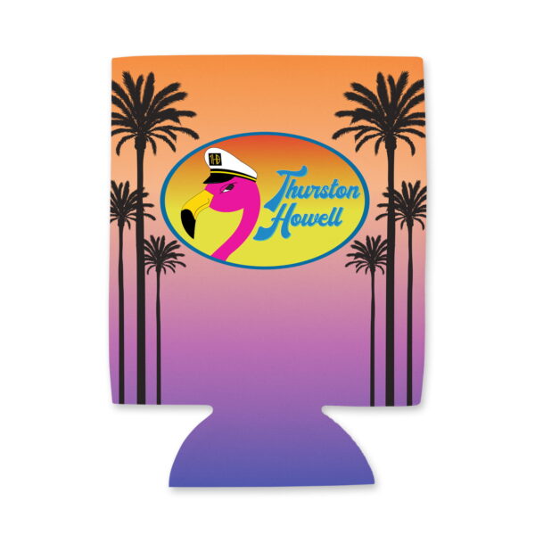 Thurston Howell Yacht Rock Band Sunset Logo Koozie