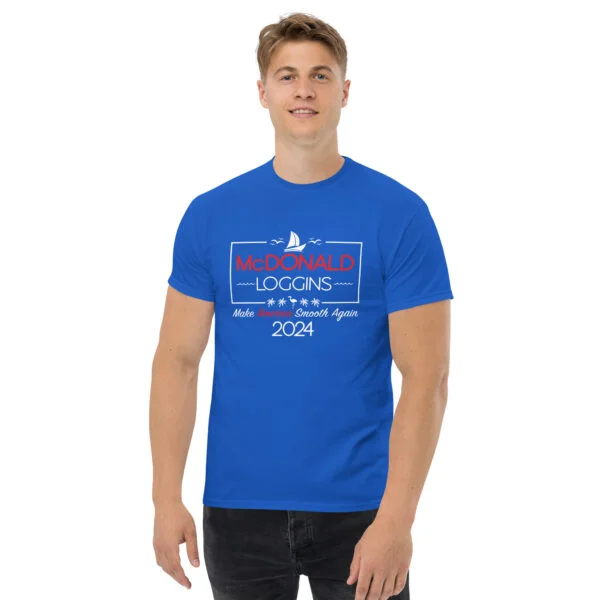 McDonalds/Loggins 2024 Make America Smooth Again Yacht Rock T-Shirt