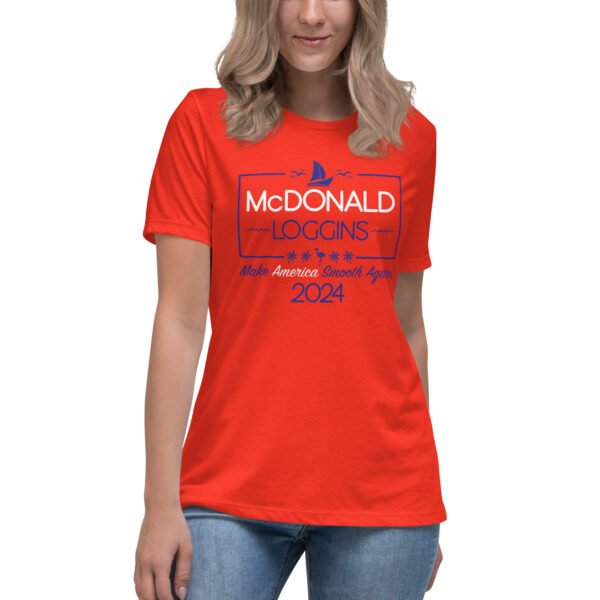 McDonald/Loggins 2024 Make America Smooth Again Yacht Rock T-Shirt